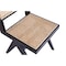 Manhattan Comfort Hamlet Dining Chair in Black and Natural Cane, Set of 2 DCCA03-BK - alternate 5